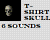 t-shirt skull with sound