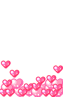 Floating *Pink HeartsV2