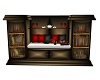 Wall unit with sofa