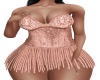 Chains Dress Rose
