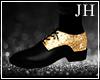 JH| Sequins Gold Shoes