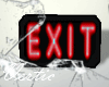 V ! Exit Sign