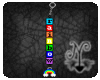 [n3] Rainbow Keychain