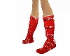 (JT)Red LEather Boots