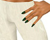 black green nails