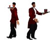 2D BUTLER animated 1