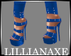 [la] Battle blue heels