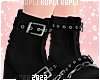 $K Chain Boots Black
