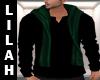 *L* Black-Green Sweater
