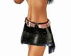 (cri)leather mini-skirt
