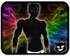 [PP] Rainbow Black Fur M