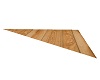 Triangle wood panel