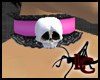 Skull Lace Collar Pink/B