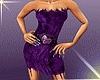 Purple Plume dress