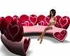 Valentine Heart Couch