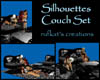Silhouettes Couch Set