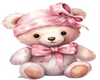 PINK XMAS TEDDY -3