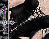 dark  tied lace corset