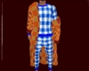 Red Gold Robe Plaid (M)