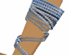 left blue bracelet