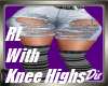 Frayed Knee High Shorts