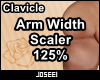 Arm Width Scaler 125%