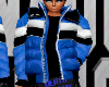 f/ blue winter jacket