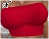 RED SEXY TUBE TOP