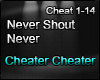 Never Shout Never- Cheat