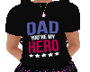 Flat hero daddy shirt