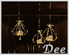 Gold Hanging Candles