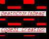 DeathChikIsDead Stikcer