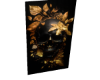 Skull and Gold leaves