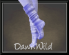 Cute Purple Winter Socks