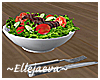 Dinner Salad and Steak