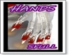 (OM) HANDS GHOST SKULL