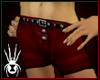 Red Lowrise Shorts