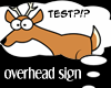 Test Surprise Head Sign