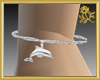 Silver Dolphin Anklet-R
