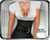 [c] 2Tone Belted Skirt