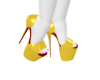 Pinup Doll Heels YELLOW