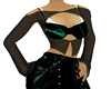 Dark Green Goth Top (H)