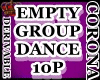 COR EMPTY GROUP DANCE10P