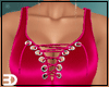 Fuchsia Tie Side Dress