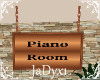 Piano Room Ceiling Sign