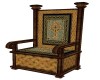 Medieval Map Desk Chair