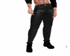 black lether pants