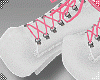White Pink Boots