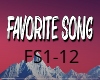 FAVOURITE  SONG