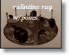 Valentine rug/poses